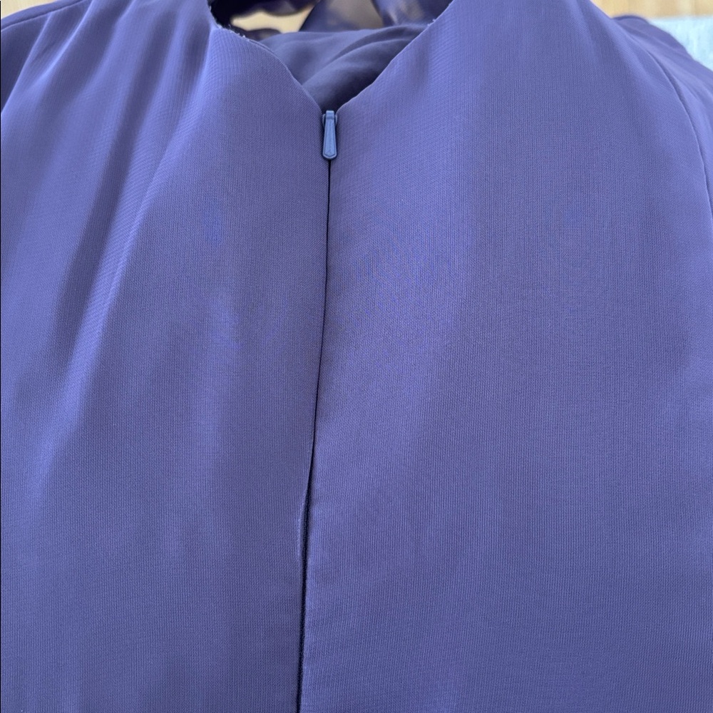 Alexia Designs Lavender One-Shoulder Ruffle Gown - Picture 3 of 3